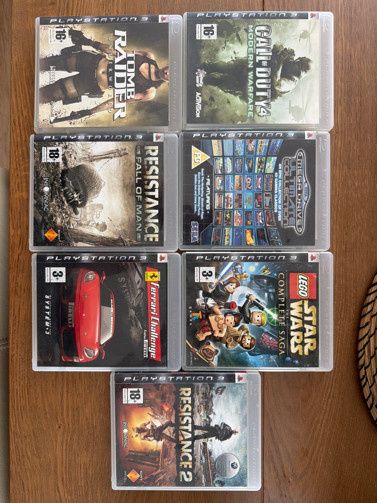PS3 Games Bundel: Tomb Raider, Call of Duty, Resistance, Spelcomputers en Games, Games | Sony PlayStation 3, Online, Gebruikt
