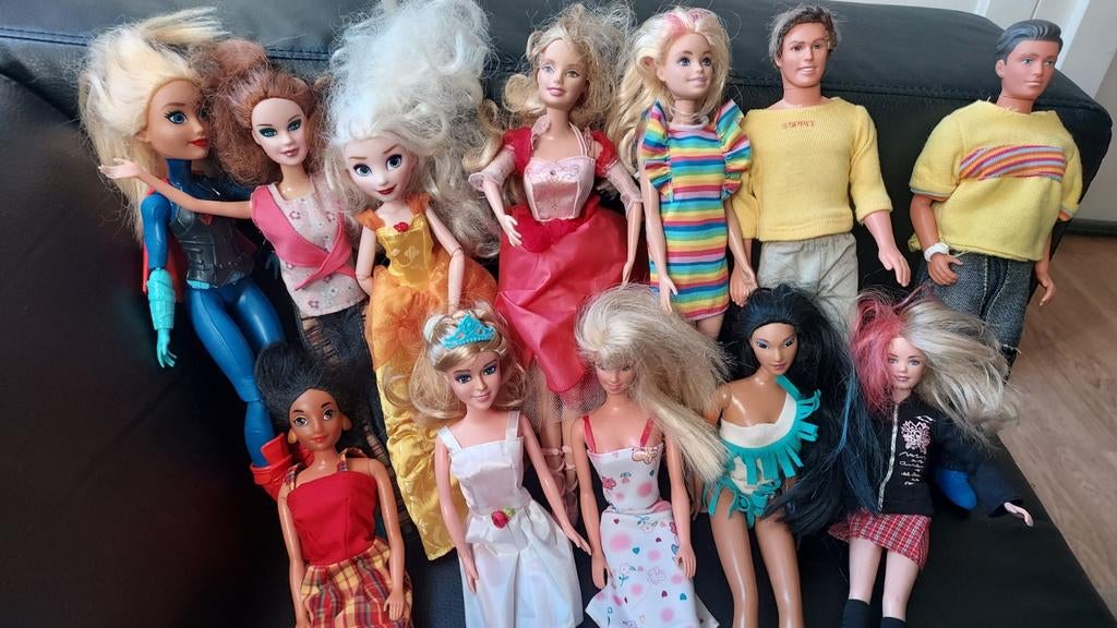 Partij Barbies,Mattel,Aspen pop etc, Ophalen of Verzenden, Gebruikt, Barbie