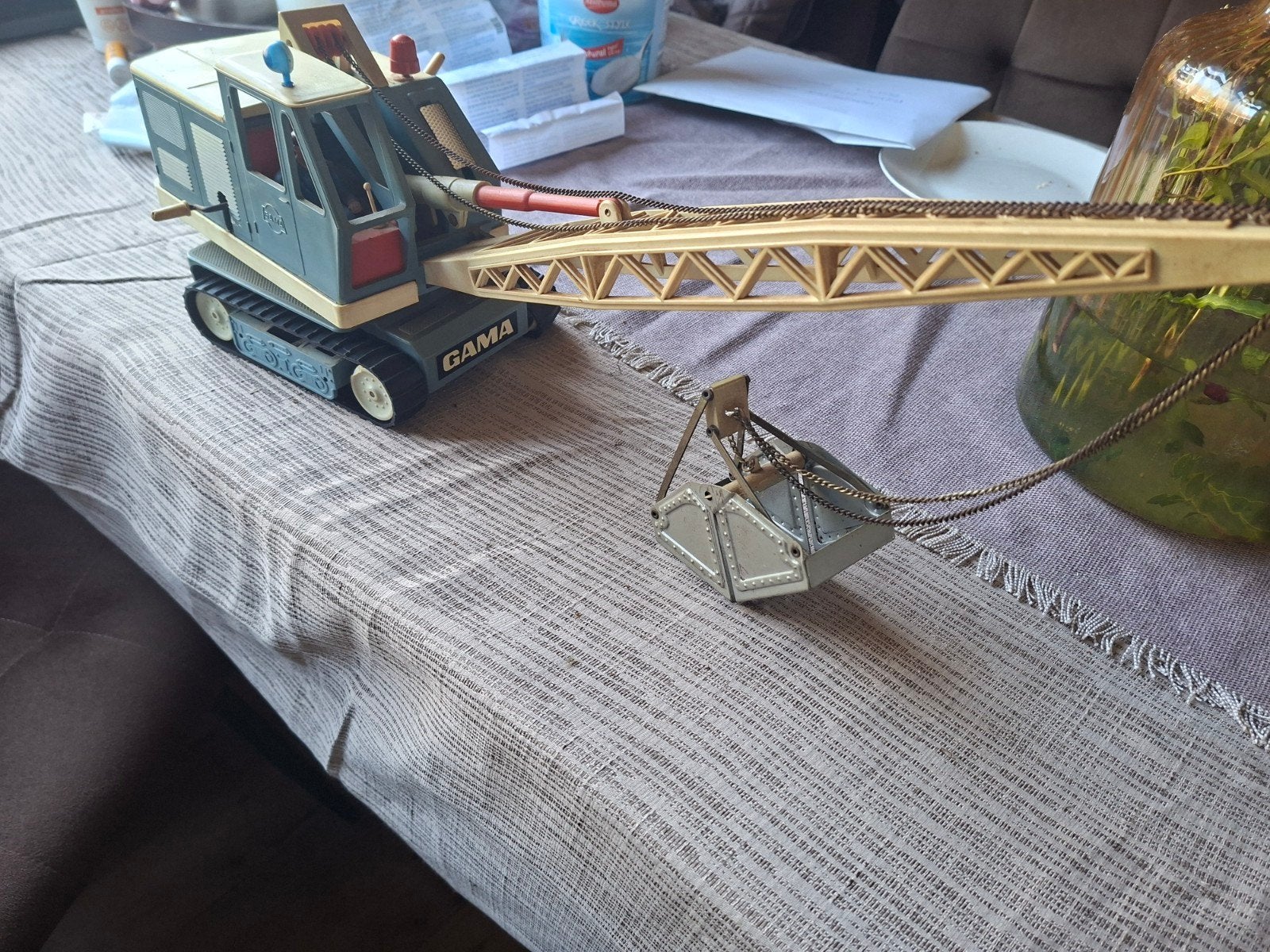 GAMA dragline hijskraan, Ophalen