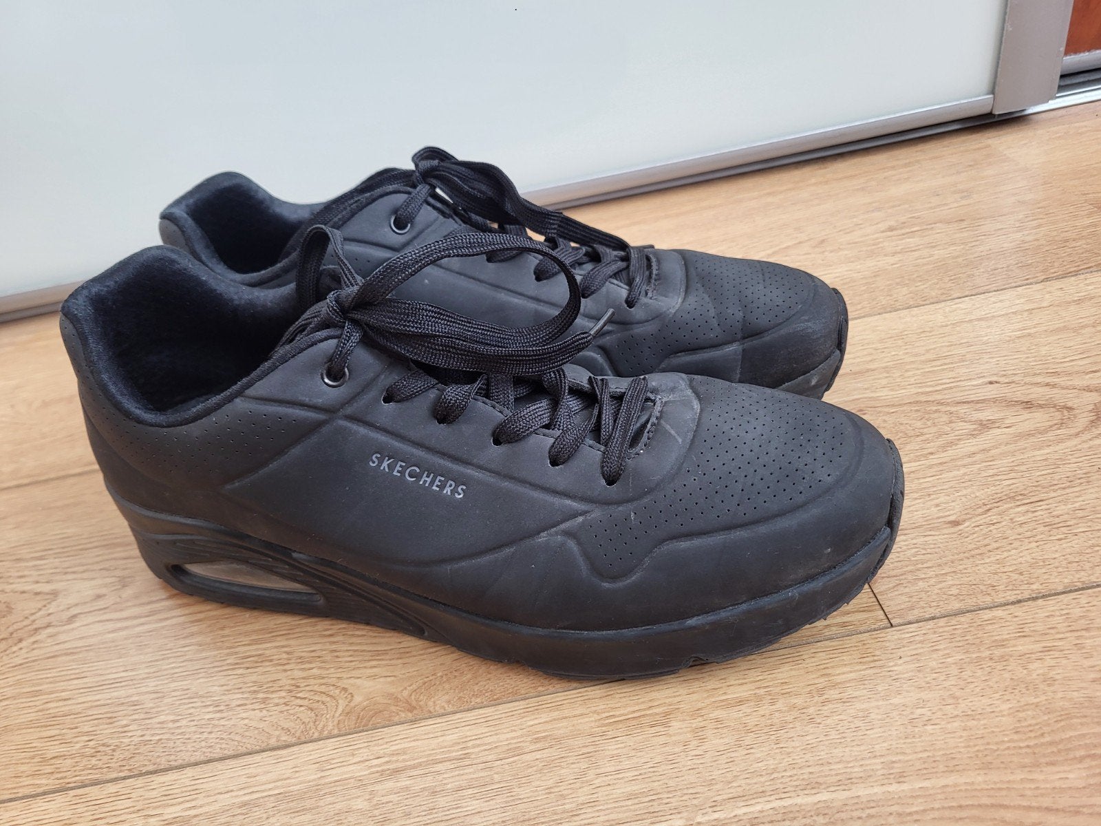 Skechers, zwart, maat 47,5, Ophalen of Verzenden, Gedragen, Zwart, Skechers