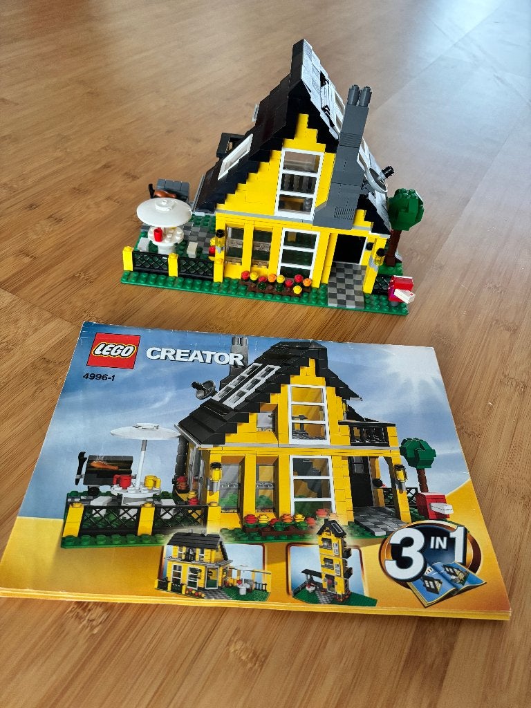 LEGO Creator Strandhuis 4996, Kinderen en Baby's, Lego, Ophalen of Verzenden, Zo goed als nieuw, Compleet