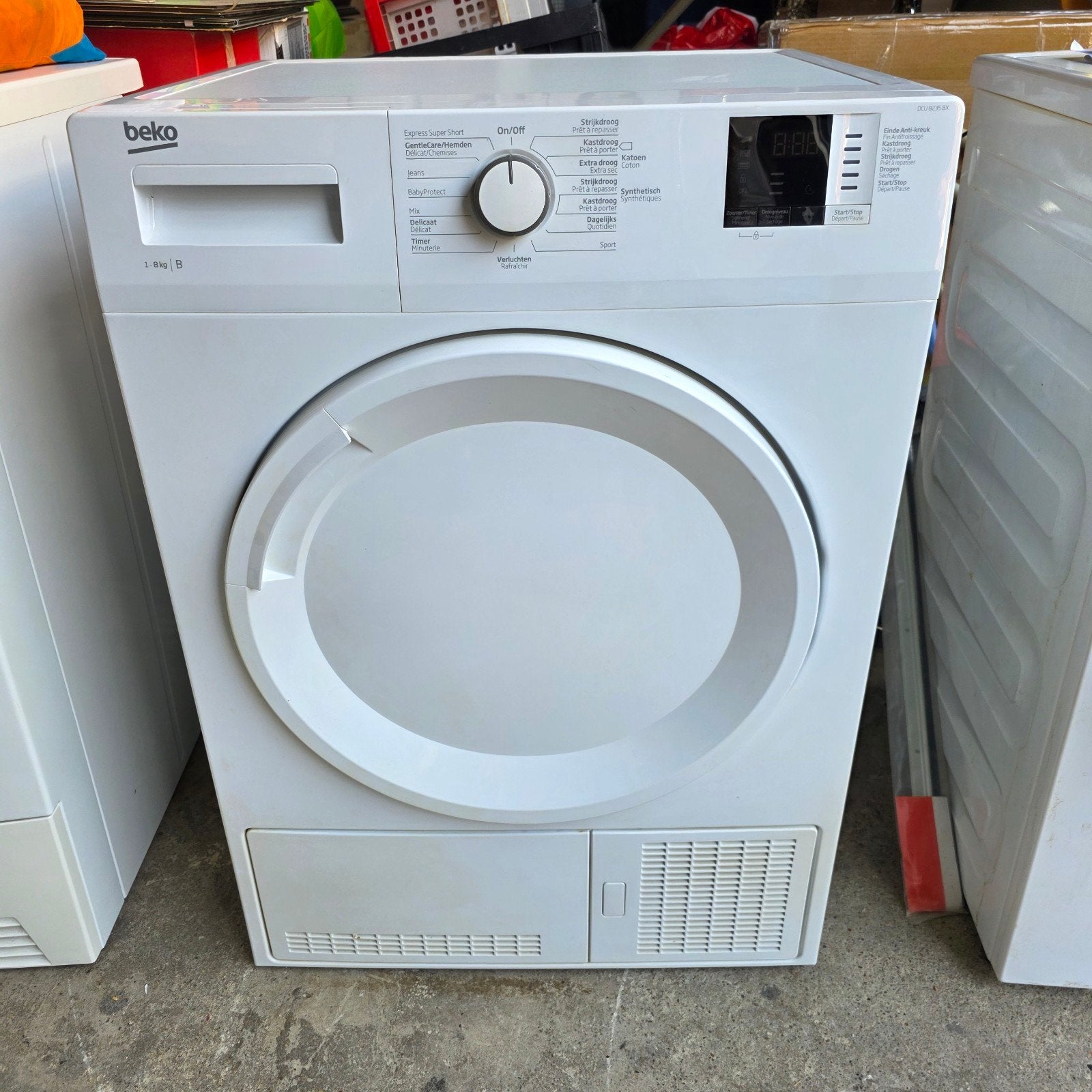 beko condensdroger, Witgoed en Apparatuur, Wasdrogers, 6 tot 8 kg, Ophalen of Verzenden, Zo goed als nieuw, Voorlader