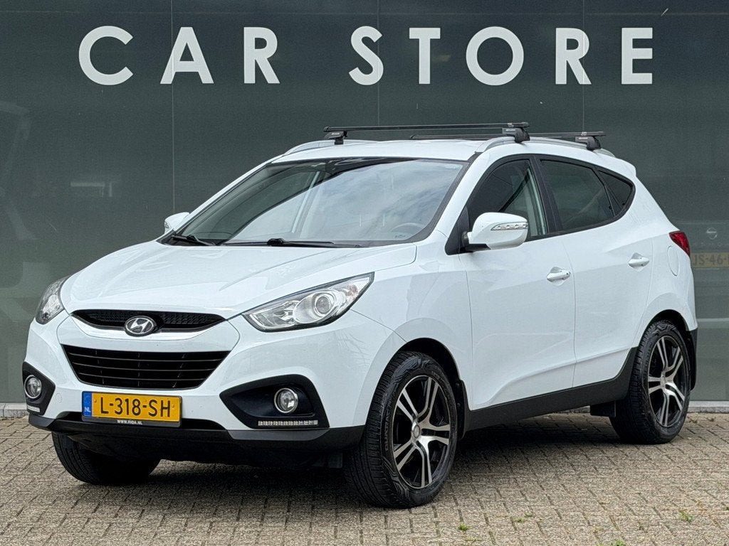 Hyundai Ix35 2.0i Style TREKHAAK|CRUISECONTROL|PDC|AIRCO, Auto's, Hyundai, Gebruikt, Zwart, 4 cilinders, Leder en Stof