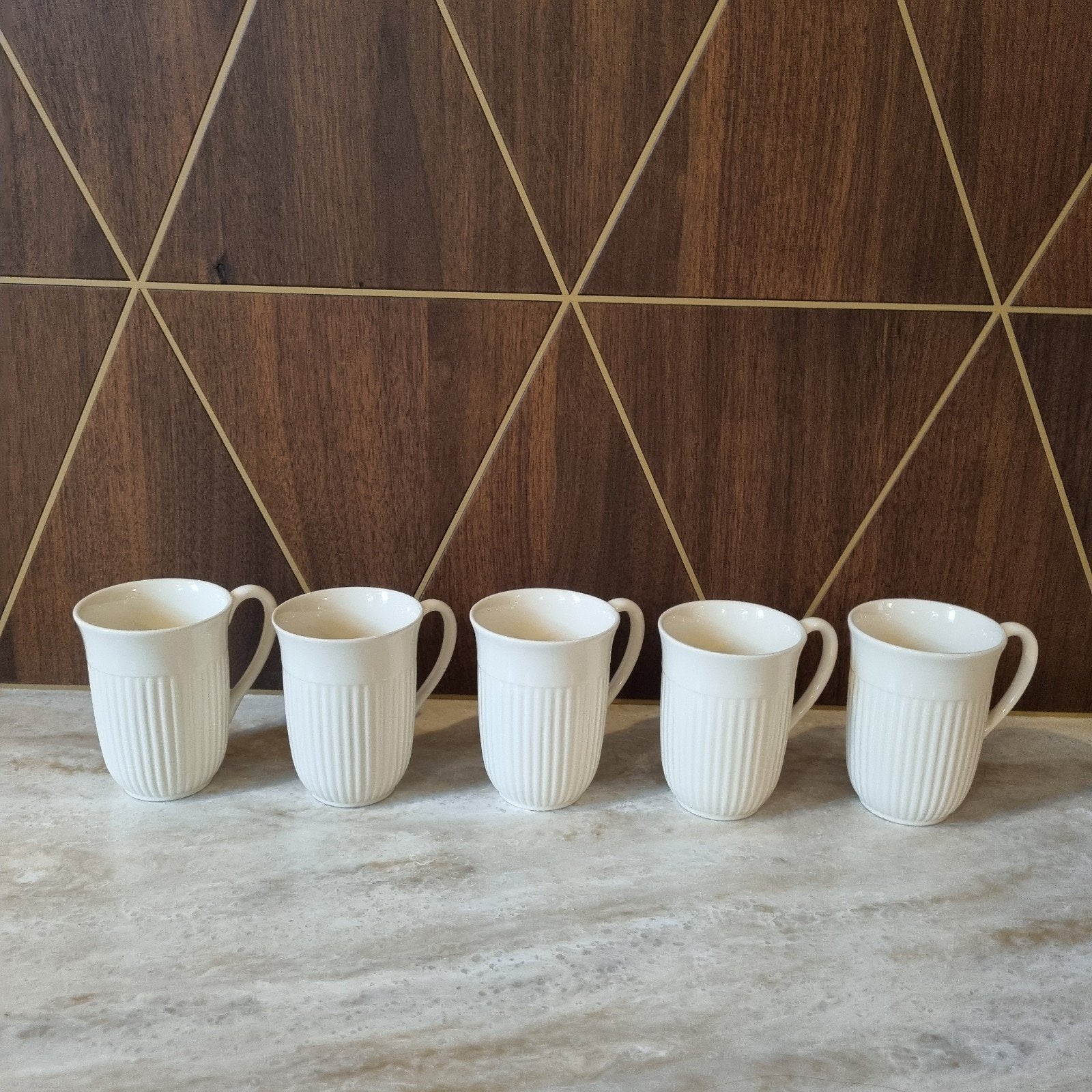 5 mokken Wedgwood Edme, 10,5 cm hoog, Ophalen of Verzenden, Zo goed als nieuw, Wedgwood, Kop(pen) en/of Schotel(s)