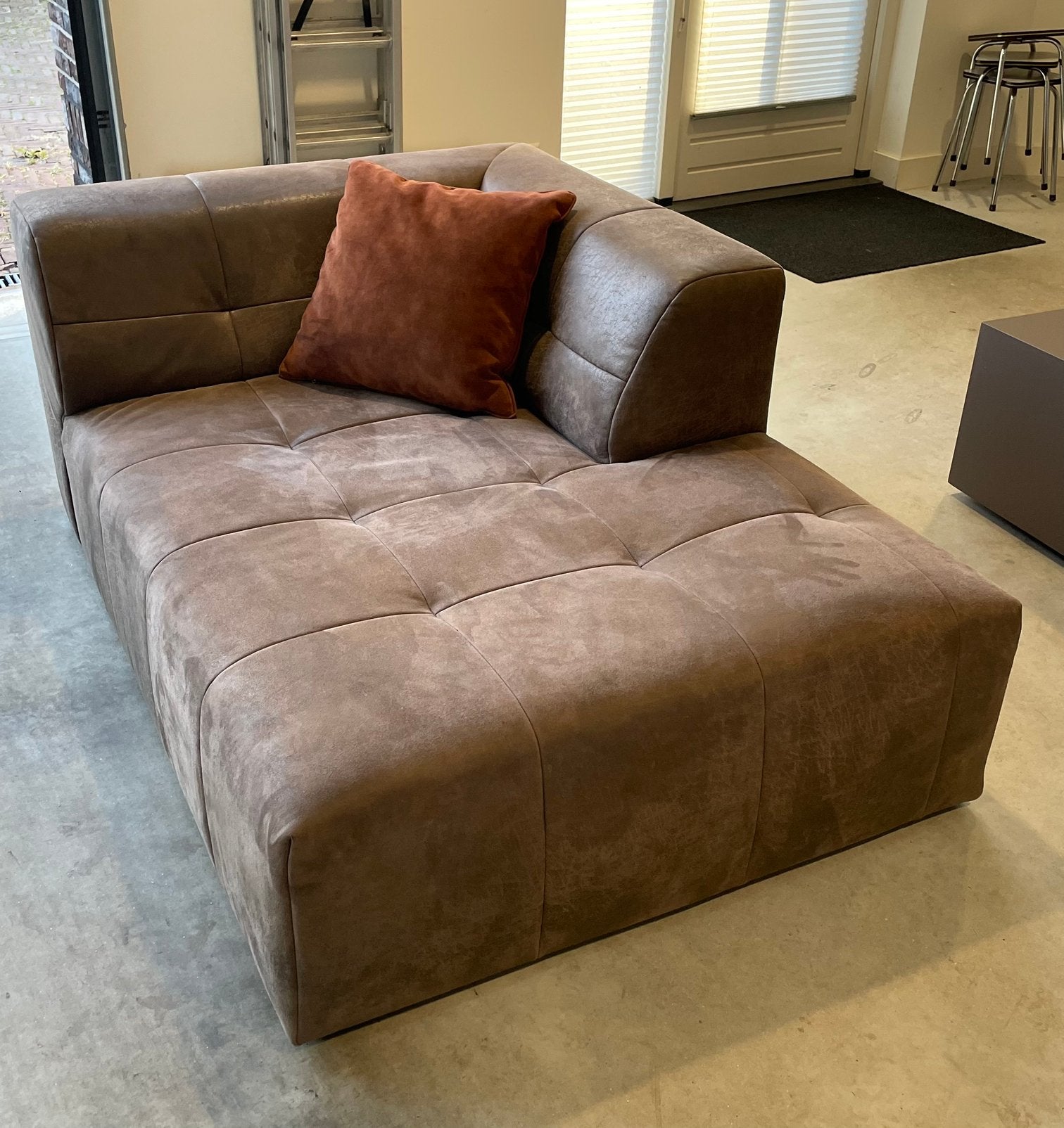 Bodilson bank – los element – volledig leer, Ophalen, Gebruikt, Leer, Minder dan 150 cm