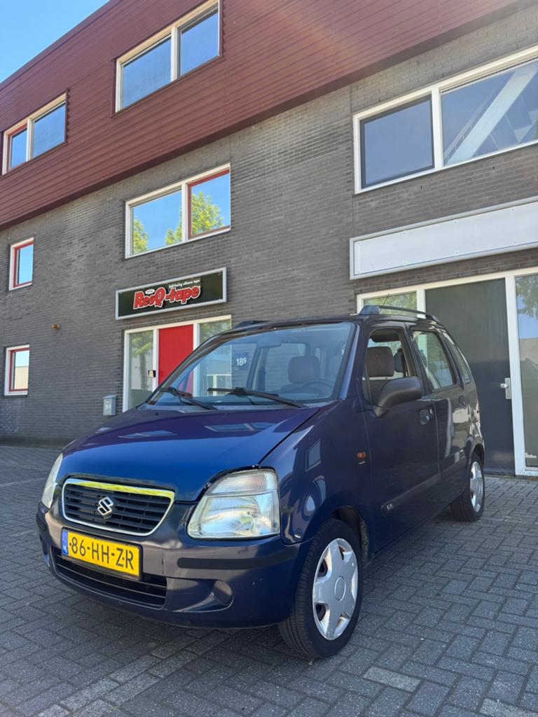 Suzuki Wagon R+ 1.3 AUT 2001 Blauw, 40 €/maand, 4 cilinders, 905 kg, Bedrijf