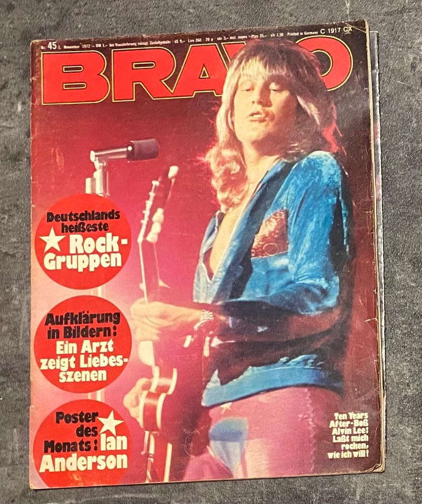 BRAVO TIJDSCHRIFT NR 45 11/1972 COMPLEET INCL POSTER, Ophalen of Verzenden, Gebruikt, Boek, Tijdschrift of Artikel