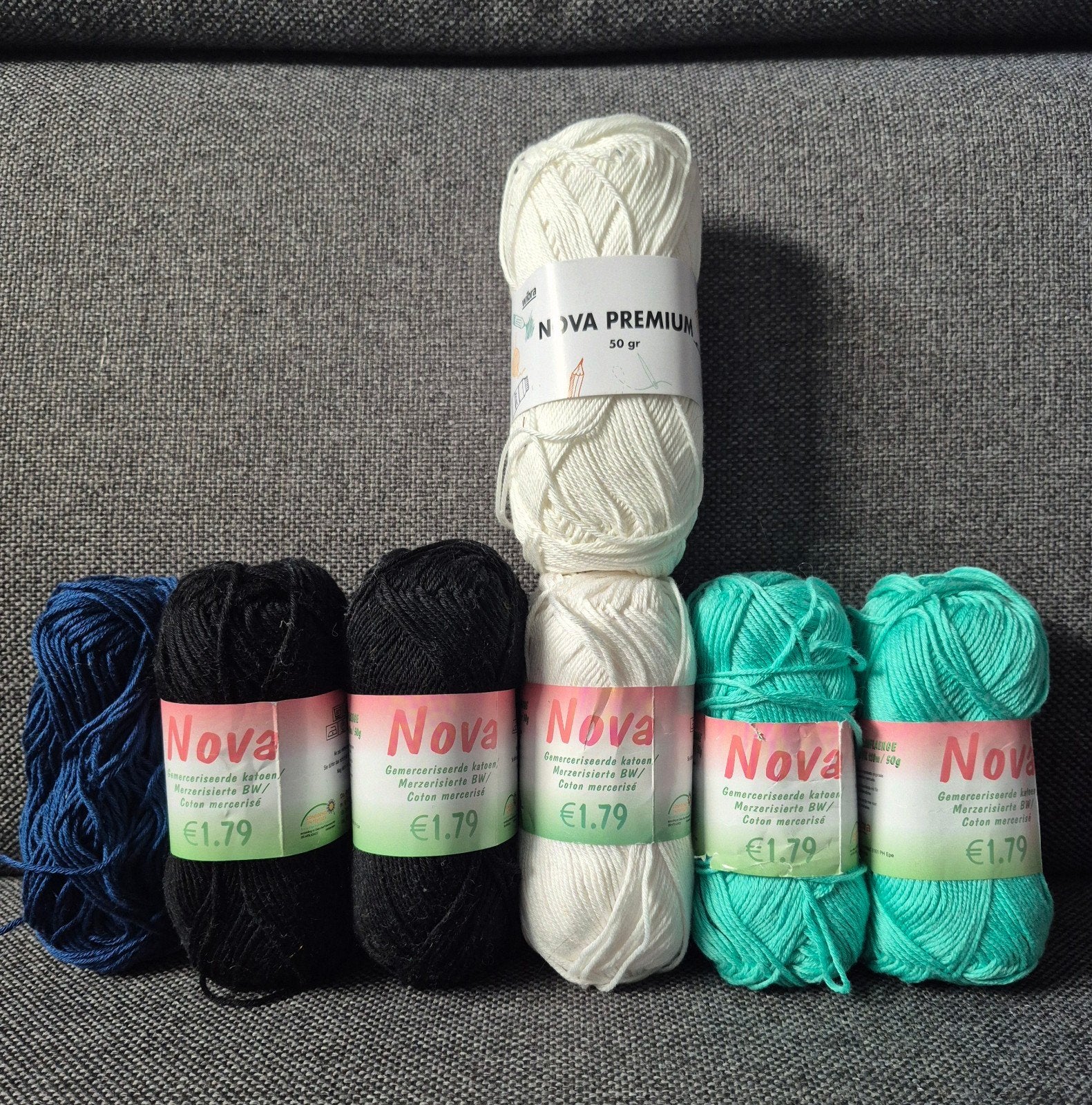 Nova, yarn and colors, kruidvat, katoengaren, katoen garen, Ophalen of Verzenden, Nieuw, Breien of Haken, Wol of Garen