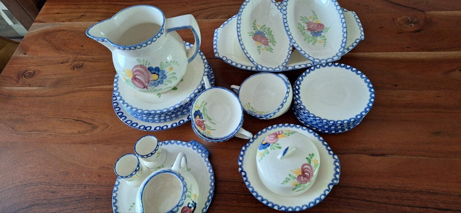 Zeller ontbijt servies Gisela 1950, Ophalen