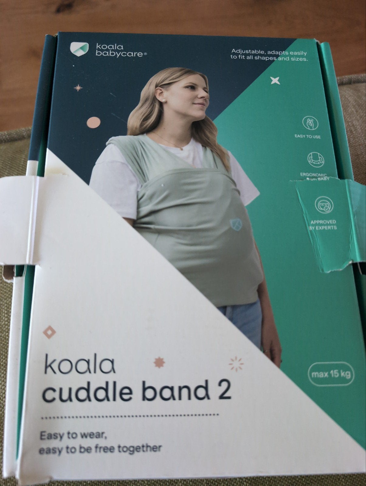 Koala Cuddle Band 2 Draagdoek - Ergonomisch en Verstelbaar, Draagdoek, Zo goed als nieuw, Buik, Ophalen