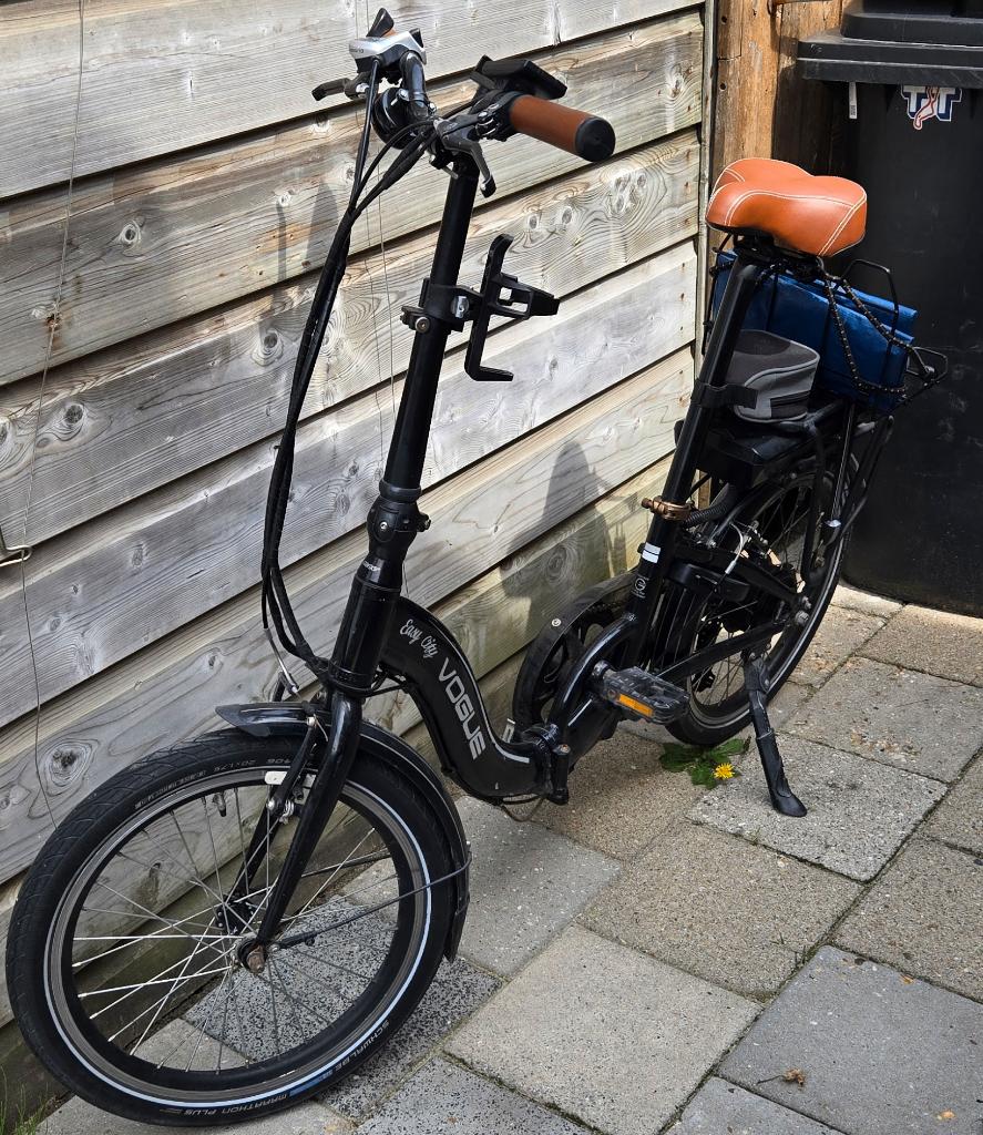 20" Vogue Easy City Elektrische Vouwfiets, Fietsen en Brommers, Elektrische fietsen, Gebruikt, Minder dan 47 cm, 50 km per accu of meer