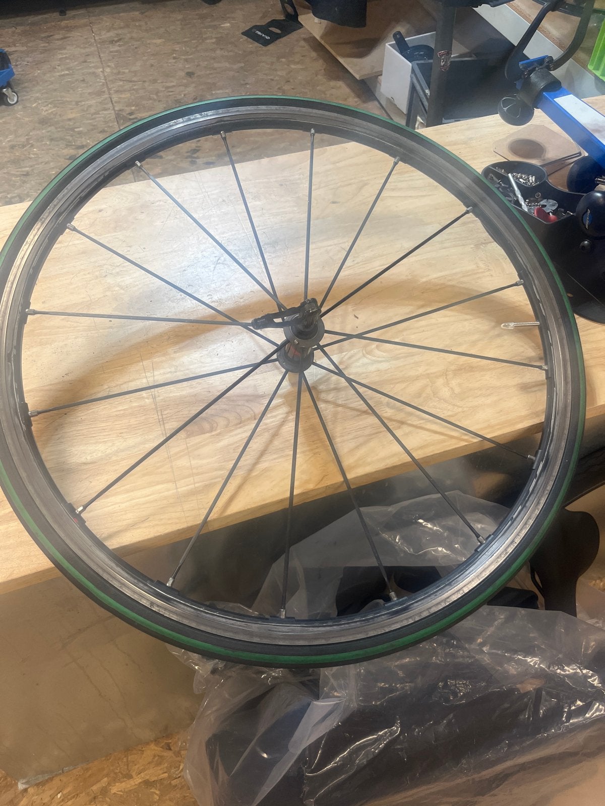 Campagnolo Zonda Wiel met Vittoria Open Pave CG Band, Fietsen en Brommers, Wiel, Gebruikt, Ophalen of Verzenden, Aluminium