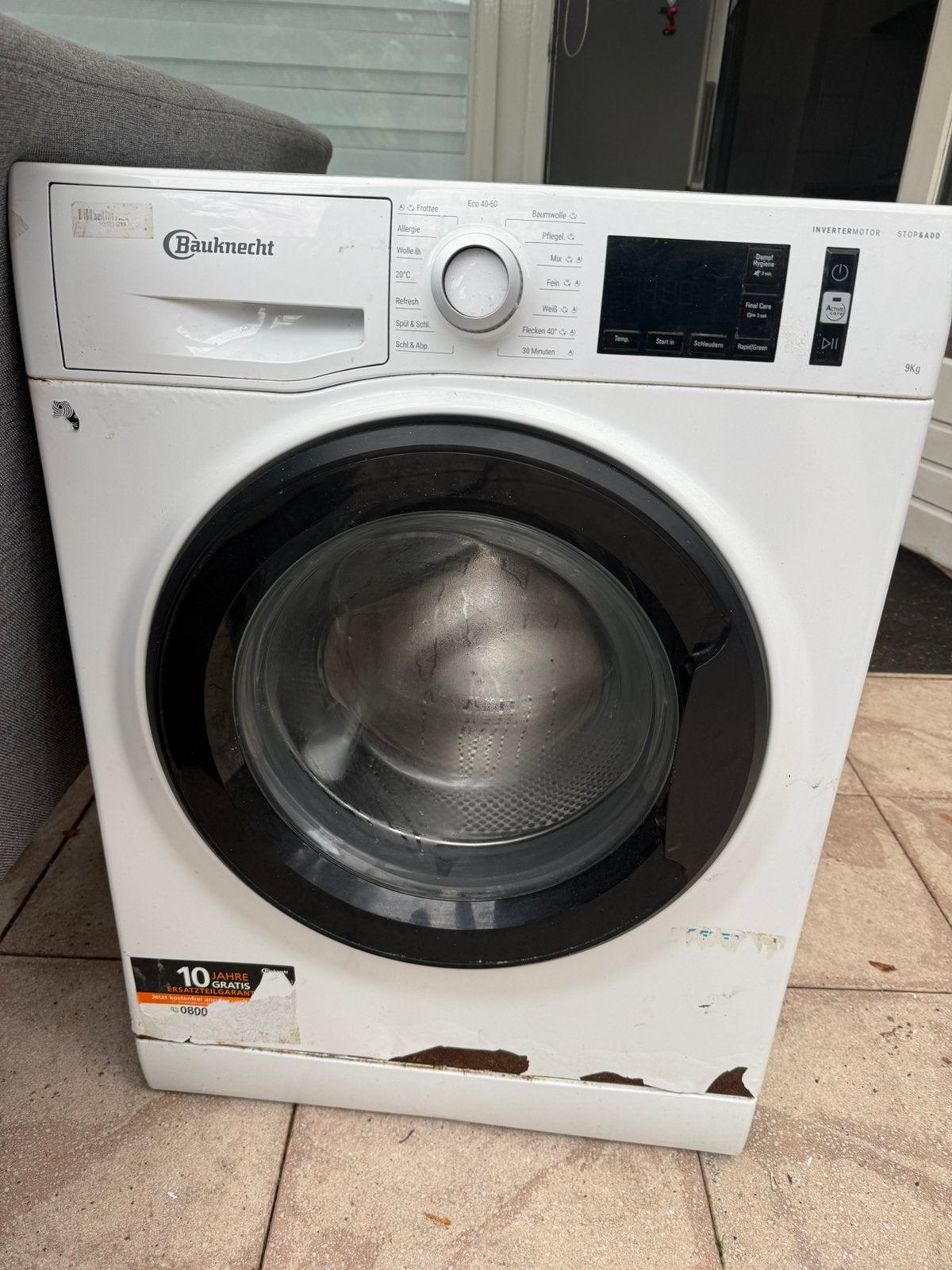 Defect wasmachine gratis, Witgoed en Apparatuur, Ophalen, Zo goed als nieuw, 1200 tot 1600 toeren, 85 tot 90 cm