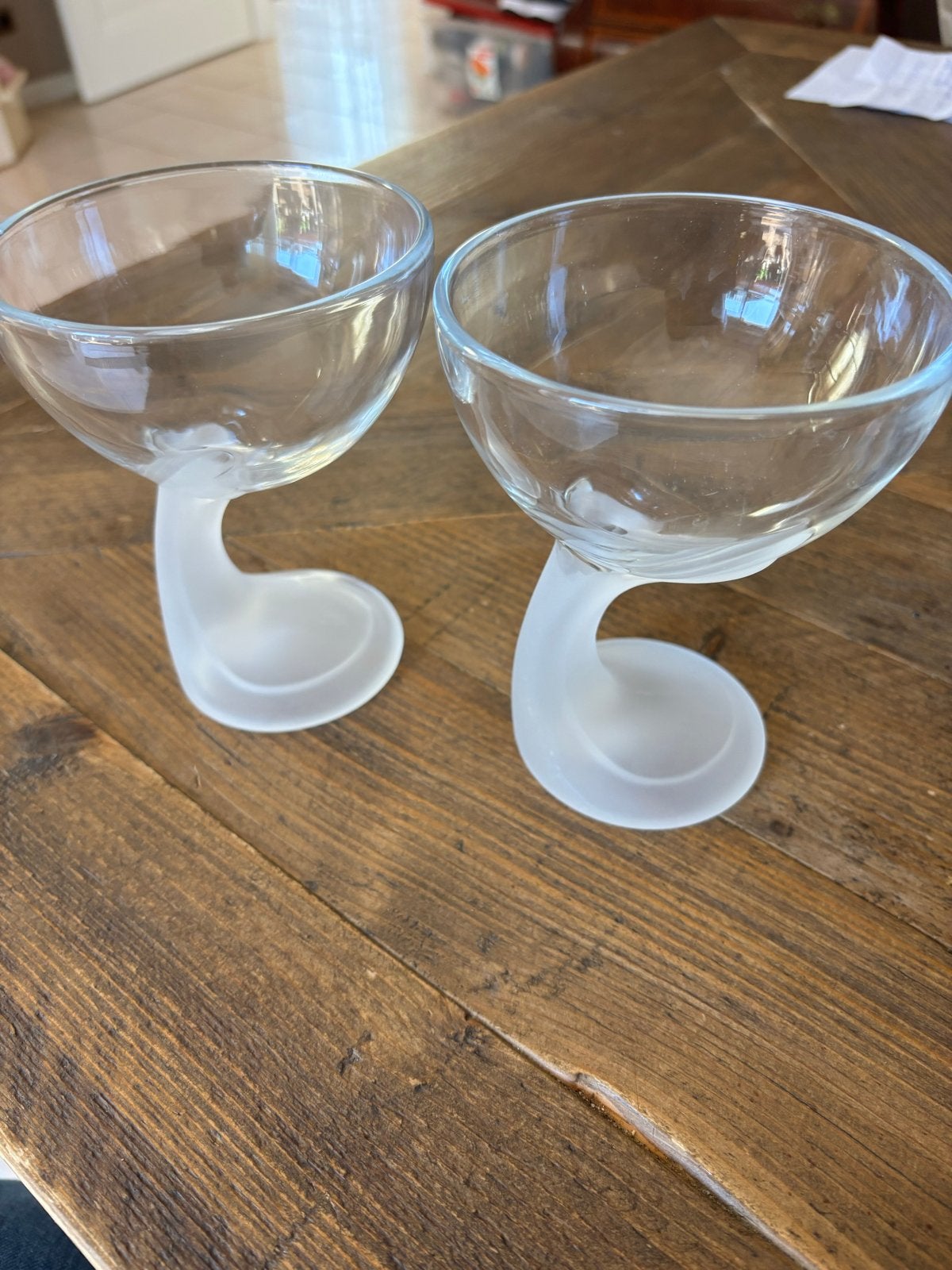Cocktailglazen en ijscoupes vd feestdagen bieden va 1€ p.st., Ophalen of Verzenden, Zo goed als nieuw, Glas, Glas of Glazen