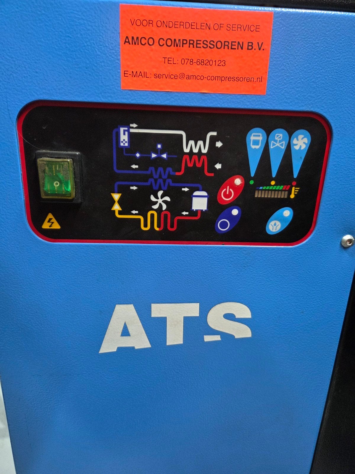 ATS DGO 270 Persluchtdroger koeldroger Droger compressor, Doe-het-zelf en Verbouw, 800 liter/min of meer, 10 bar of meer, Ophalen of Verzenden