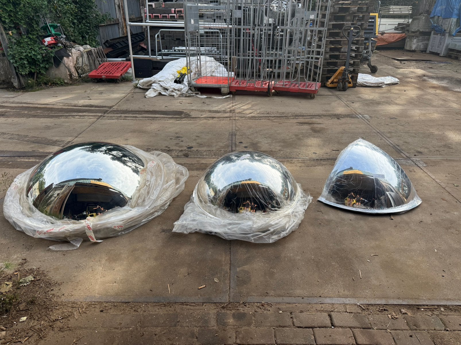 Bolspiegel 360 / 360 graden - 3 maten beschikbaar, Ophalen, 100 tot 150 cm, Rond, Nieuw