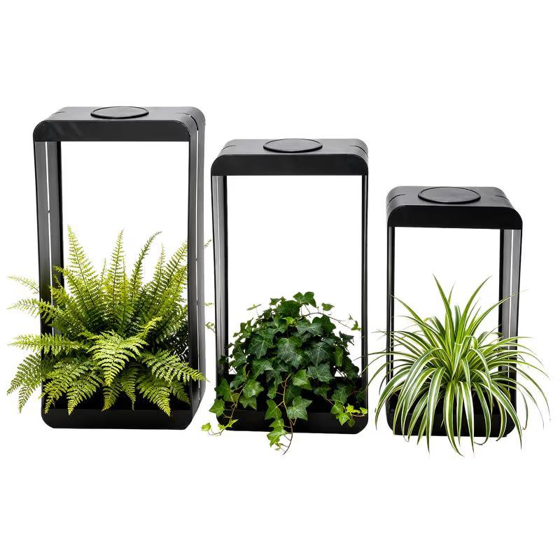 Solar plantenbakken, Tuin en Terras, Bloembakken en Plantenbakken, Ophalen, Nieuw, Metaal, Minder dan 30 cm