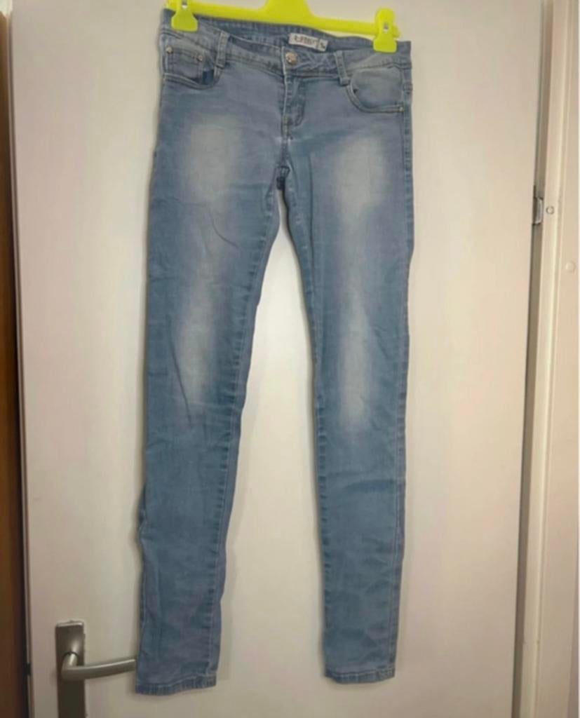 Dames skinny spijkerbroek | G-Smack | maat M/38 | lichtblauw, Ophalen of Verzenden, Gedragen, Blauw, W30 - W32 (confectie 38/40)