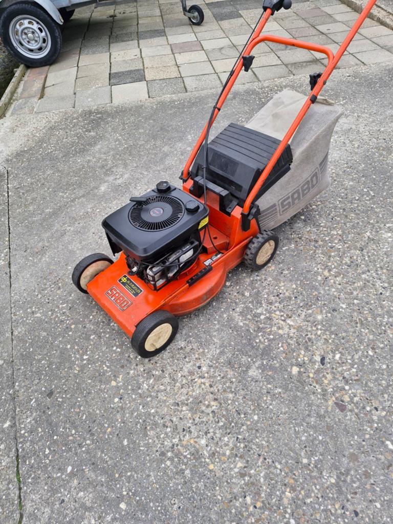 Sabo grasmaaier, altijd dealer onderhouden,, Ophalen of Verzenden, Gebruikt