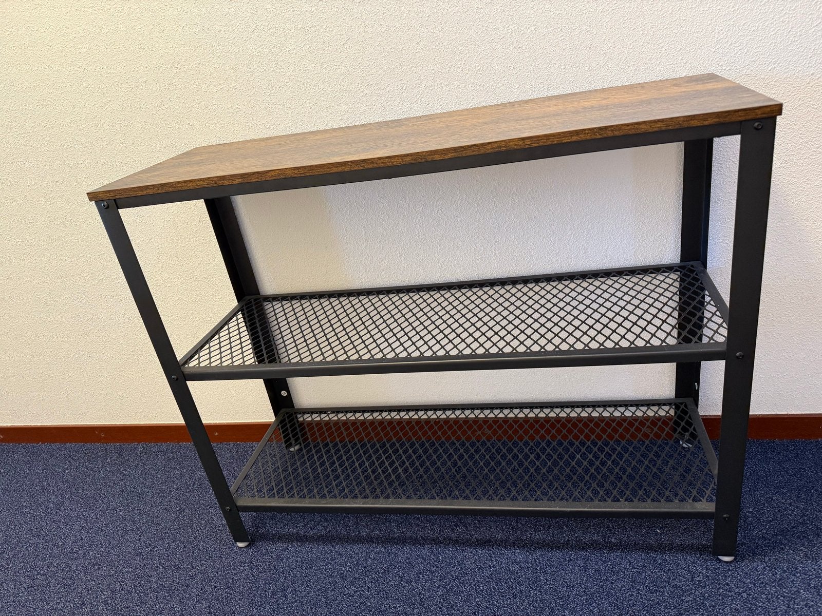 Sidetable Bruin/Zwart - H:80 x B:102 x L:35, Huis en Inrichting, Tafels | Sidetables, Ophalen, 100 tot 150 cm, Zo goed als nieuw