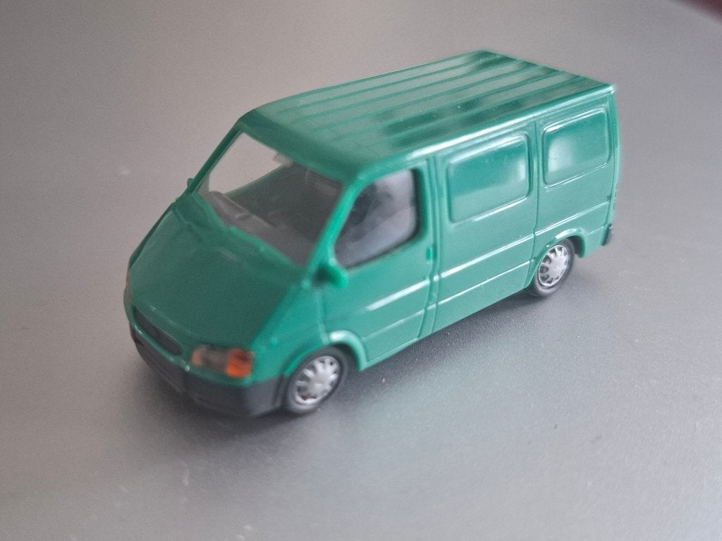 1:87 Ford Transit Panel groen Rietze € 5, Verzenden, Zo goed als nieuw, Auto, Rietze