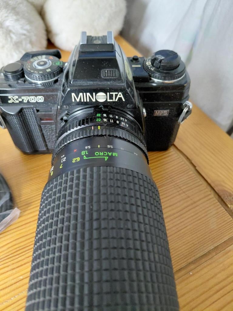 Analoge camera's, Minolta SRT 101, X700 en diverse lenzen, Audio, Tv en Foto, Fotocamera's Analoog, Ophalen of Verzenden, Gebruikt