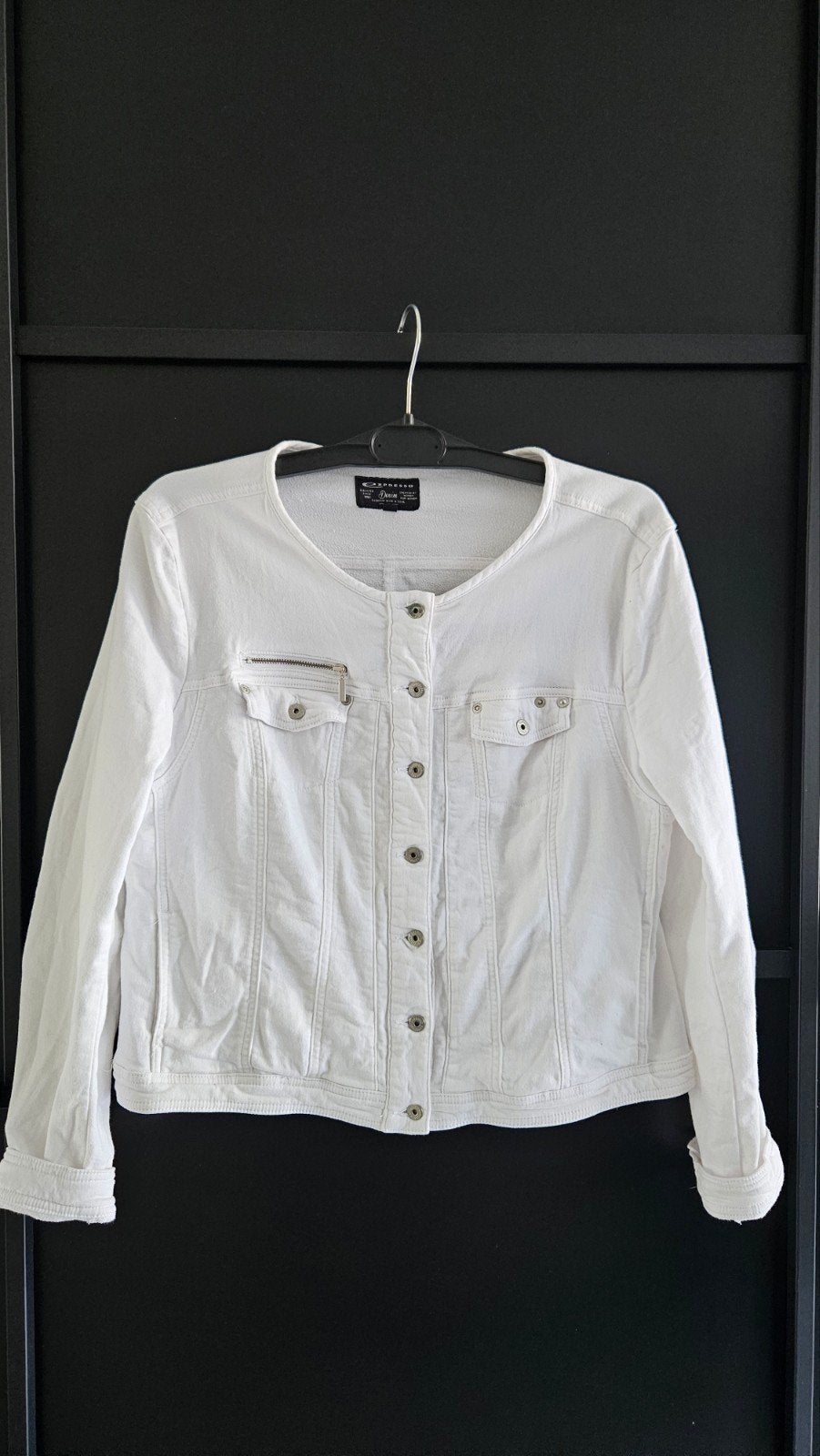 Expresso spijkerjasje wit - Maat XL/42, Kleding | Dames, Expresso, Wit, Maat 42/44 (L), Ophalen of Verzenden