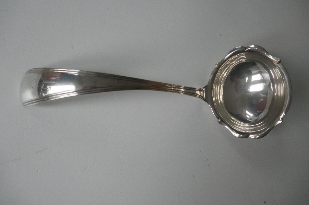 1 zilveren soeplepel jacob helweg 1860 amsterdam 183 gram, Verzenden, Zilver