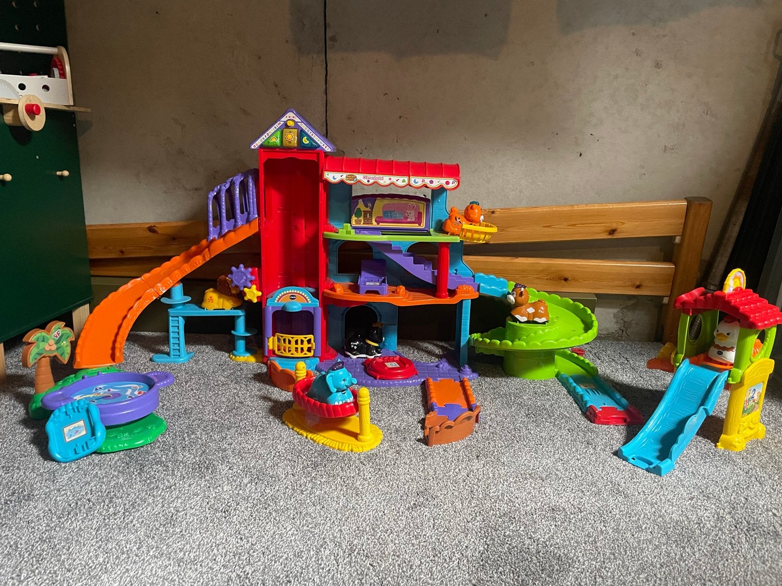 VTech Toet Toet/Zoef Zoef Dierenhotel met veel extra's, Ophalen of Verzenden, Gebruikt, Overige typen, Met licht
