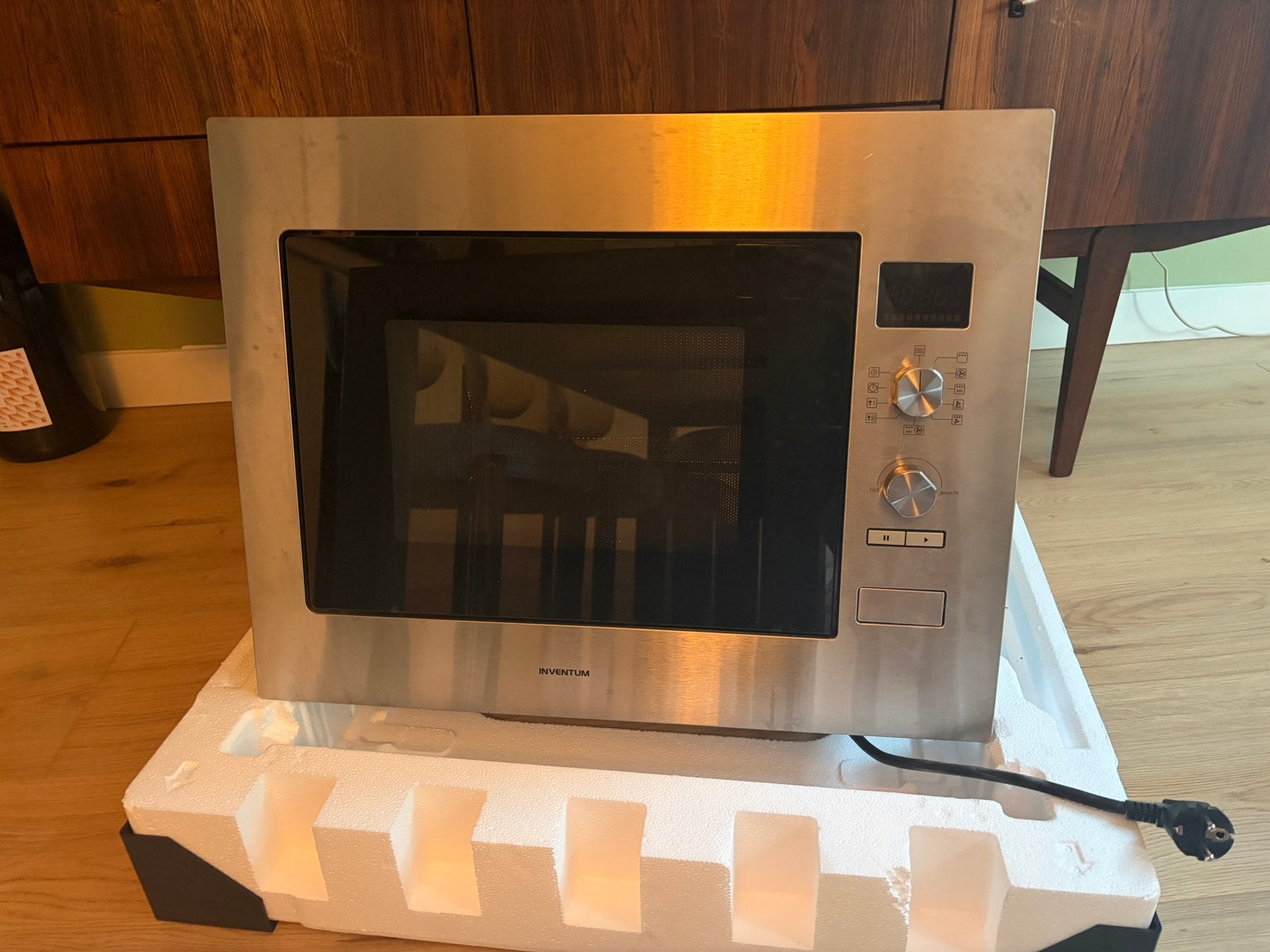 Inventum combi oven/magnetron, Ophalen, 45 tot 50 cm, Gebruikt, Combi-oven