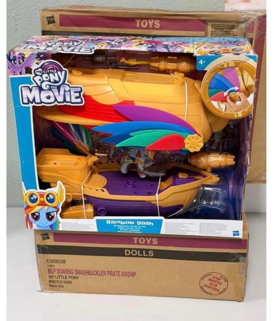 My Little Pony Rainbow Dash Piraten Luchtschip Guardians, Nieuw, Ophalen of Verzenden, H, H