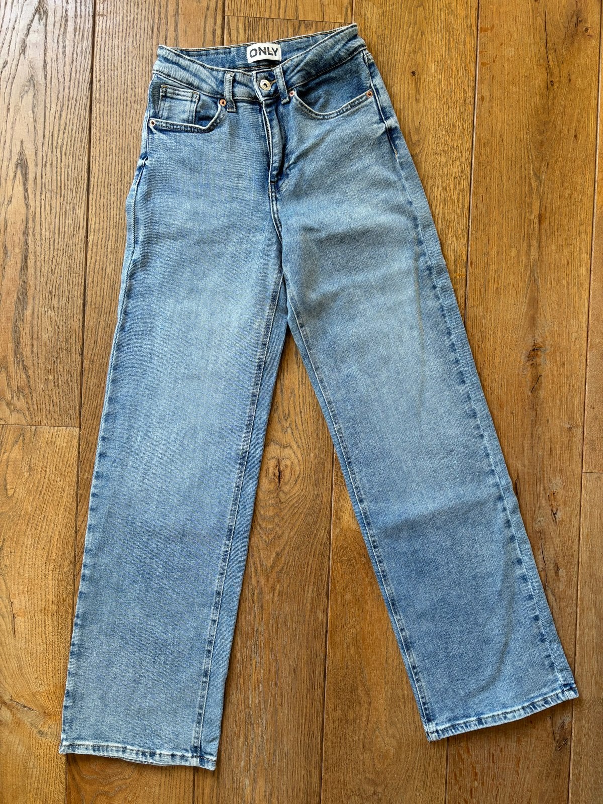 ONLY wide leg jeans - W25/L32, Ophalen of Verzenden, Zo goed als nieuw, Blauw, W27 (confectie 34) of kleiner