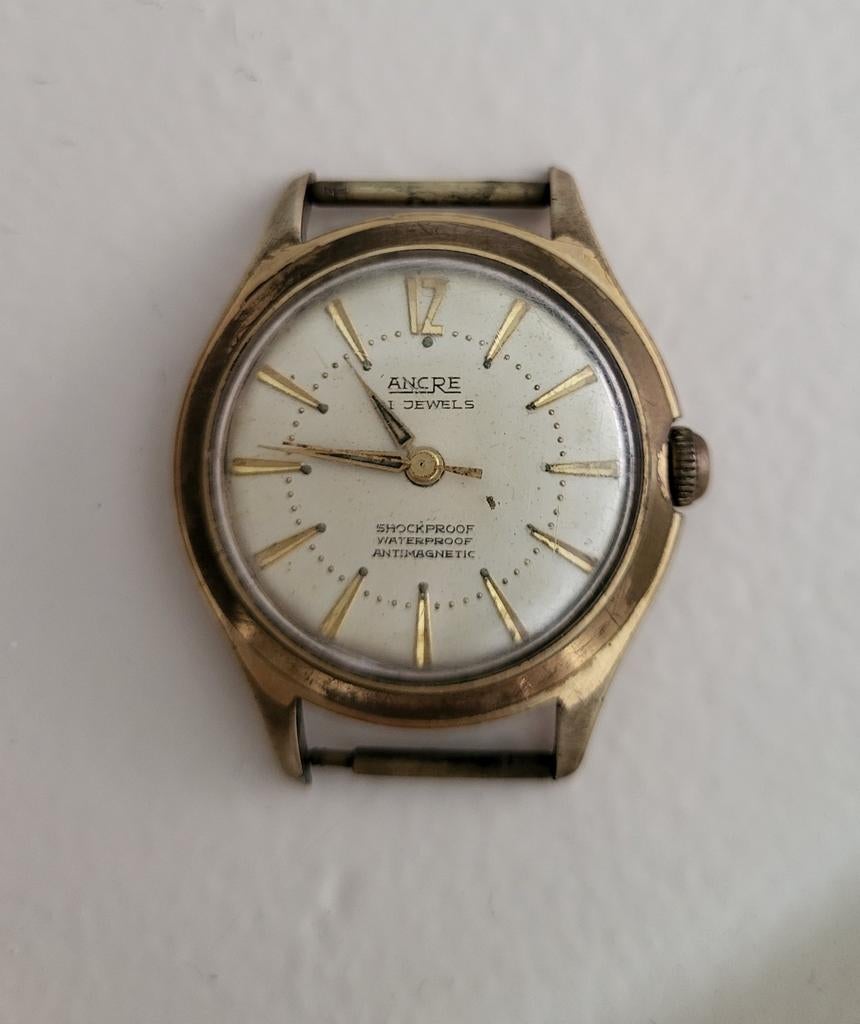 Vintage horloge Ancre Jewels, Ophalen of Verzenden, Gebruikt, Overige merken