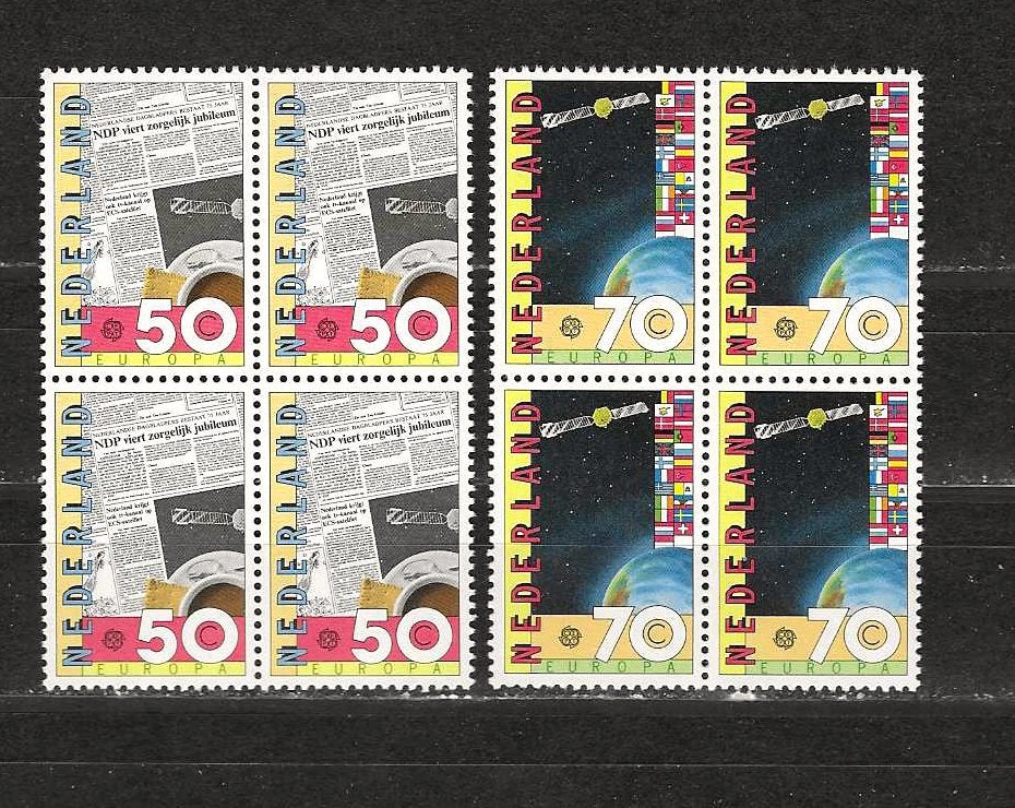 Nl 1285-1286 postfris blok van 4, Ophalen of Verzenden, Na 1940, Postfris