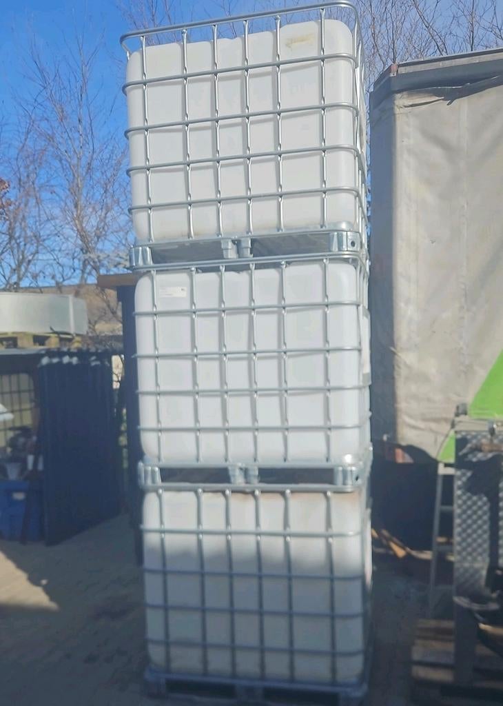 regenton, watervat, IBC vat, met deksel 1000 ltr, Tuin en Terras, Regentonnen, 150 liter of meer, Ophalen