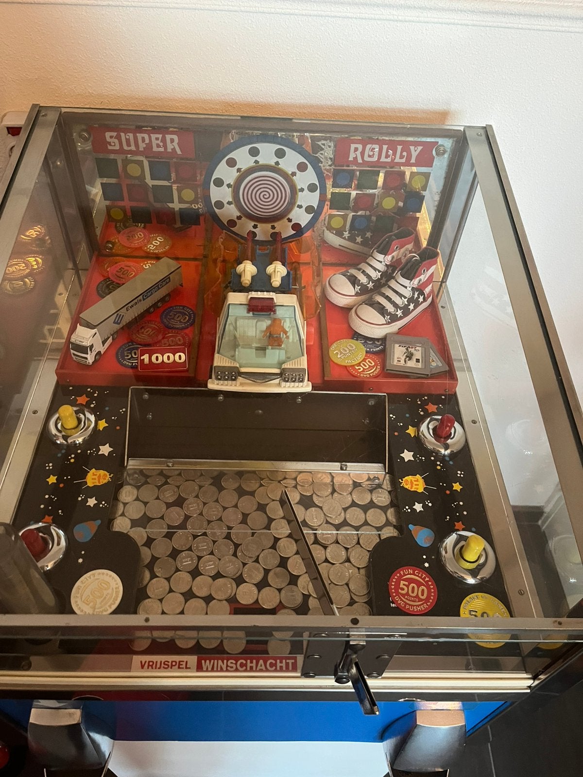 Muntenschuiver / kermisautomaat, Verzamelen, Ophalen, Zo goed als nieuw