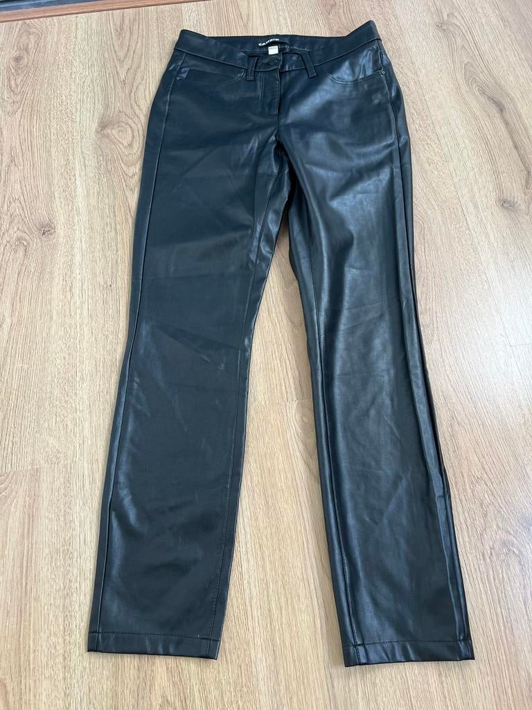 Cambio zwarte nepleer leer leren broek 38, Maat 38/40 (M), Zwart, Ophalen of Verzenden, Zo goed als nieuw