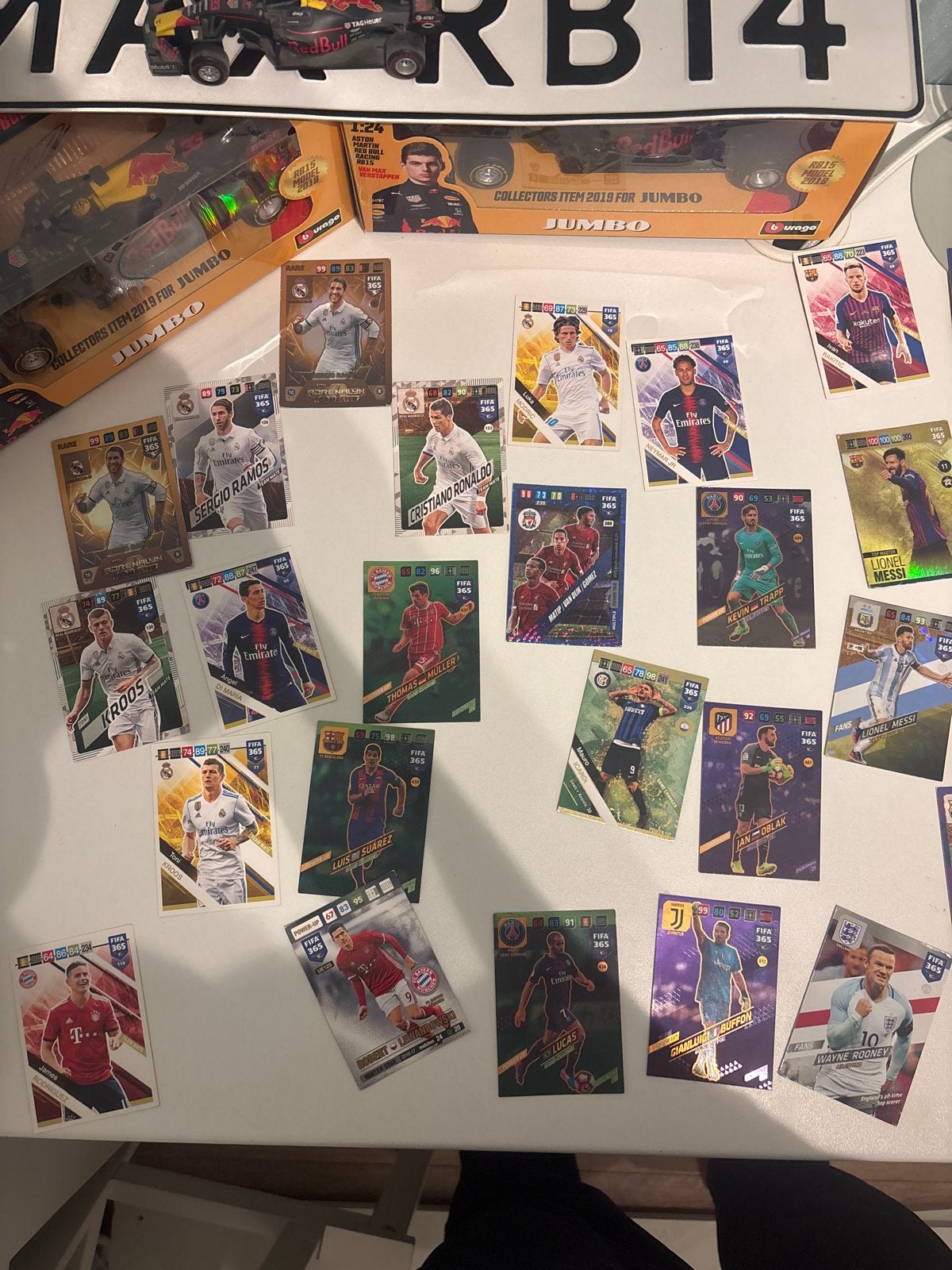 Grote verzameling FIFA 365 Adrenalyn XL voetbalplaatjes, Ophalen, Gebruikt, Buitenlandse clubs, Spelerskaart
