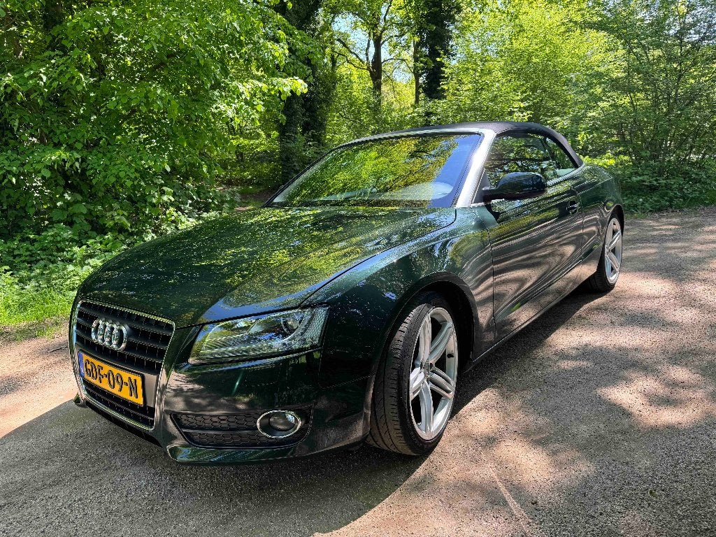 Audi A5 2.0 S-line sport Cabriolet LPG - youngtimer., Auto's, Audi, Voorwielaandrijving, Euro 5, 15 km/l, Zwart