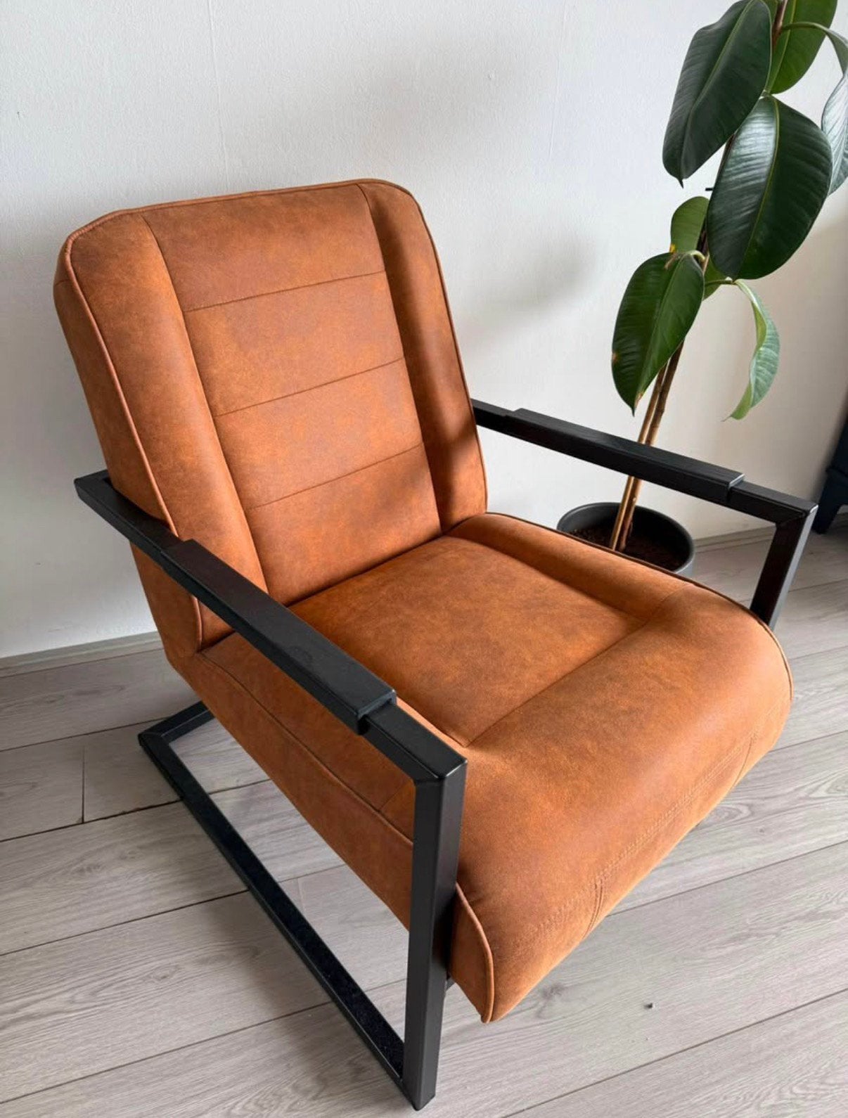 Twee fauteuils, Ophalen, Gebruikt, Stof, 75 tot 100 cm