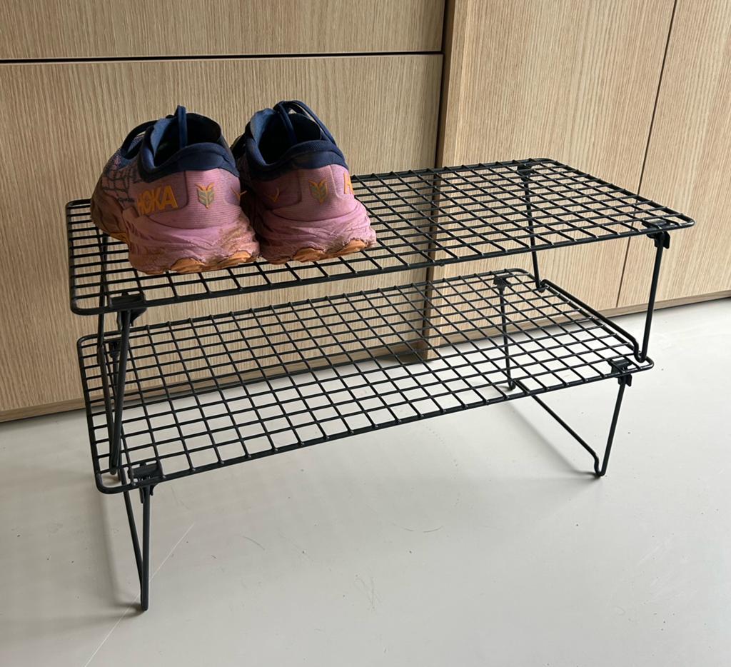 Ikea metallic shoe rack, Ophalen of Verzenden, Zo goed als nieuw