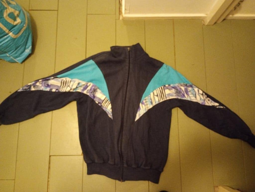 vintage trui made in germany, Kleding | Heren, Ophalen of Verzenden, Zo goed als nieuw, Maat 48/50 (M), Blauw