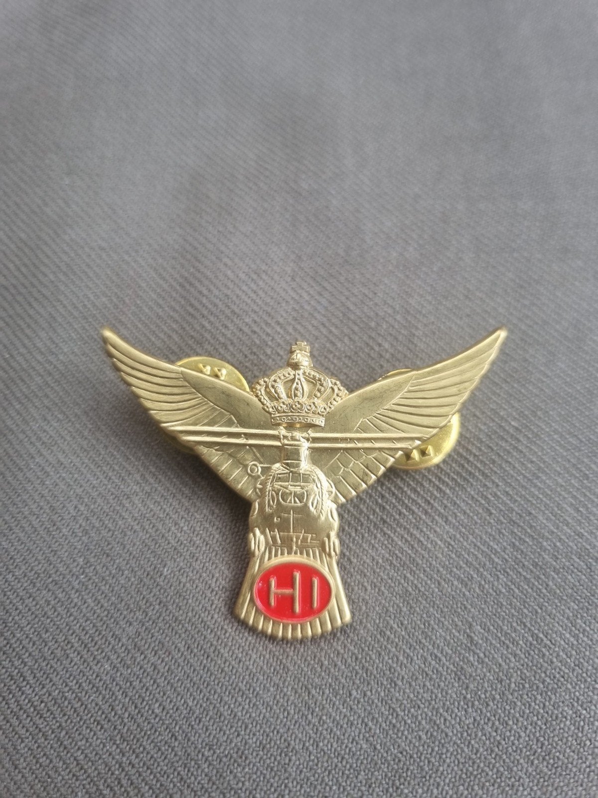 pinspeld HI ( heli instructor) lmb, Ophalen of Verzenden, Landmacht, Nederland, Embleem of Badge