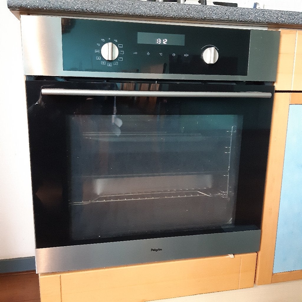 inbouw oven met fornuis, Ophalen, Gebruikt, Hete lucht, 4 kookzones