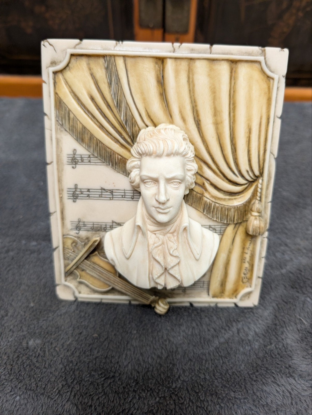 foto lijstje van W.A.Mozart., Verzamelen, Ophalen of Verzenden, Zo goed als nieuw