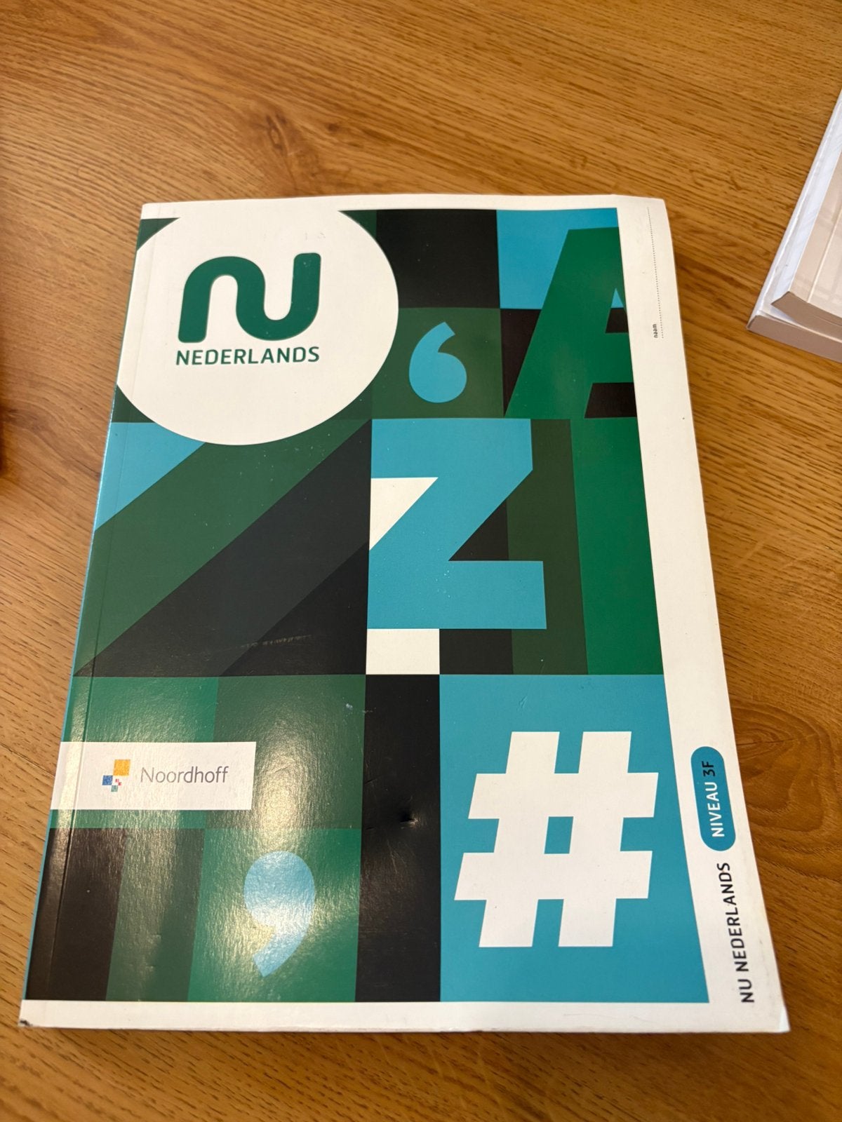 NU Nederlands Werkboek 3F Noordhoff, Zo goed als nieuw, Mariska van Daele-van Deursen, Overige wetenschappen, Verzenden