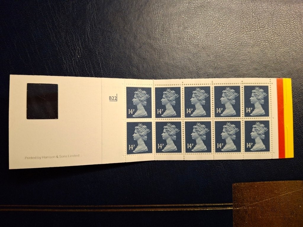 postzegelboekje engeland HB 0-100 C met rand, Verzenden, Postfris