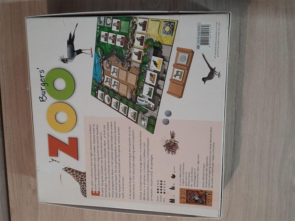 Burgers zoo - 999 games - s5383, Verzenden, Zo goed als nieuw