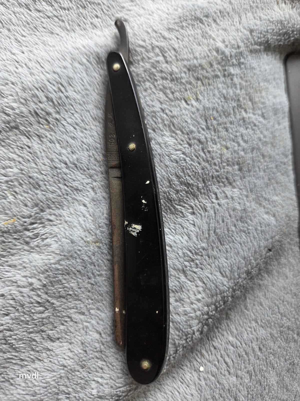 Vintage Schroedera Aretz Garantito scheermes, Ophalen of Verzenden
