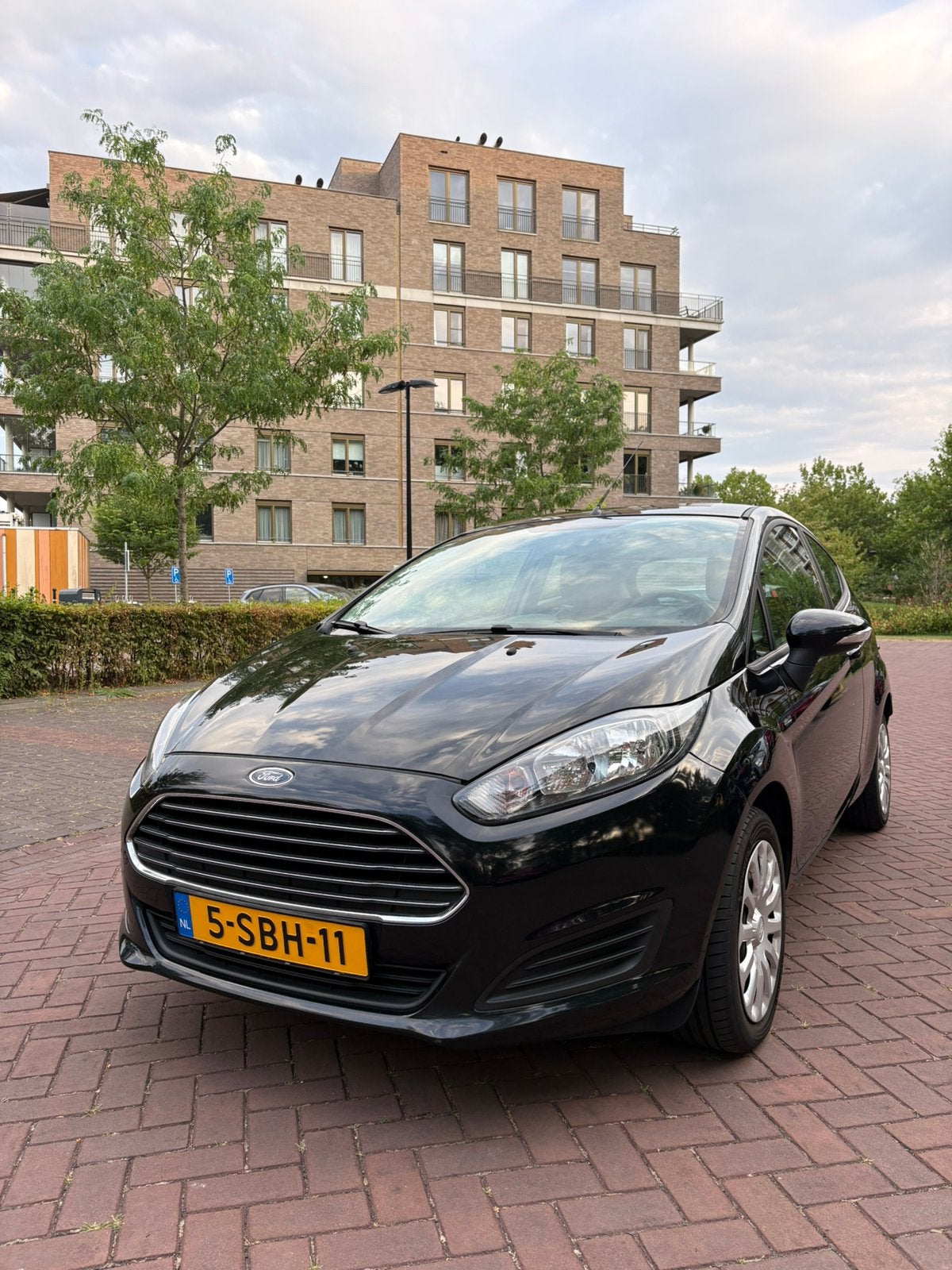 Ford Fiësta 1.0 48KW/65PK 3D 2013 Zwart, Auto's, Euro 5, Stof, 525 kg, Origineel Nederlands